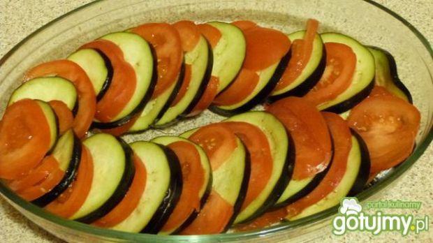 Zapiekanka z bakłażanem i pomidorem