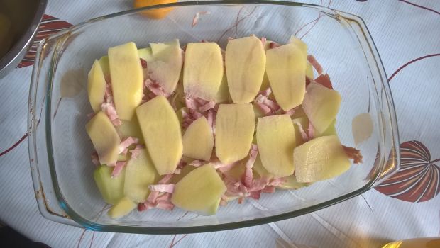 Zapiekanka z ziemniaków i kalarepy
