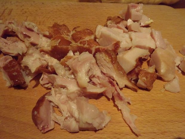 Przepis Zapiekanki z bagietki z wędzonym kurczakiem przepis Gotujmy pl