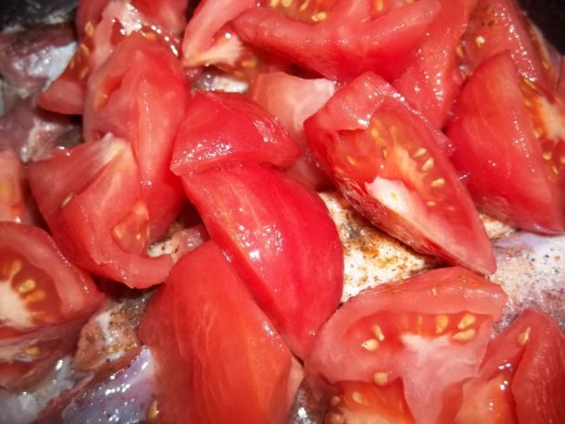Żeberka w pomidorach