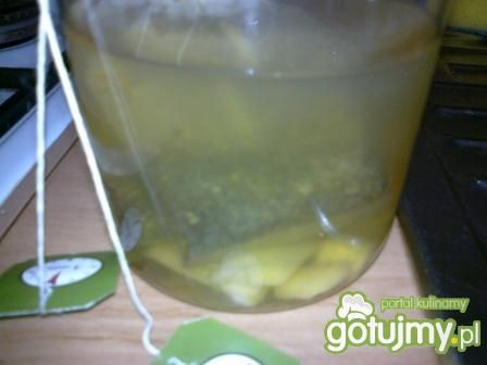 Zielona herbata z imbirem