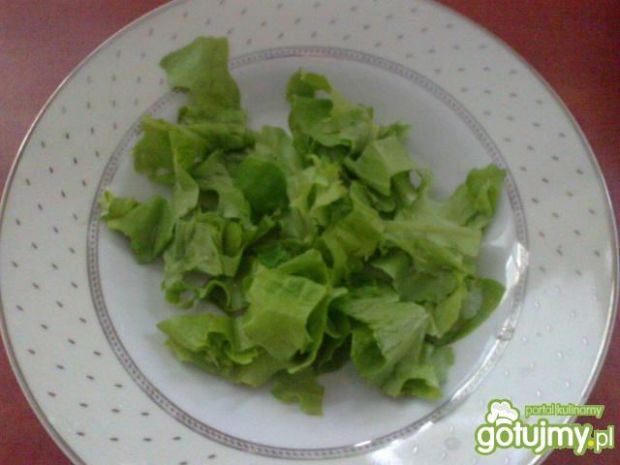 Zielona sałatka z otrębami
