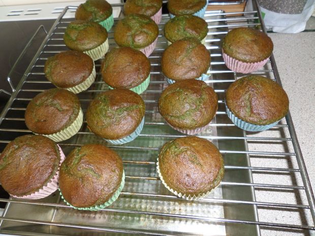 Zielone muffiny
