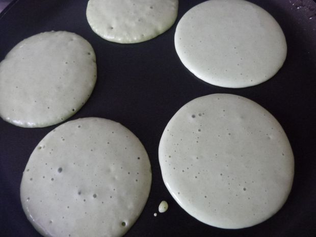 Zielone pancakes