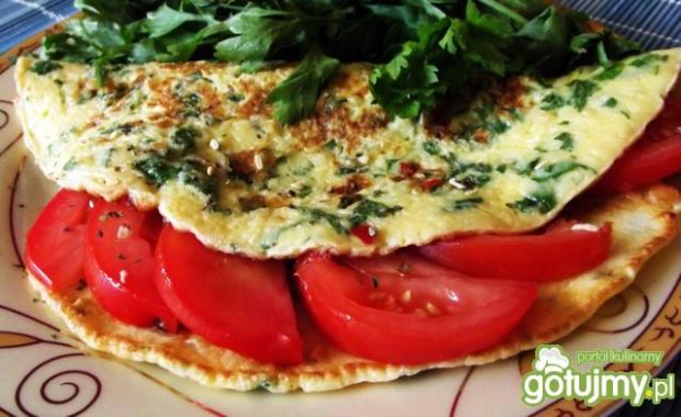 Zielony omlet 