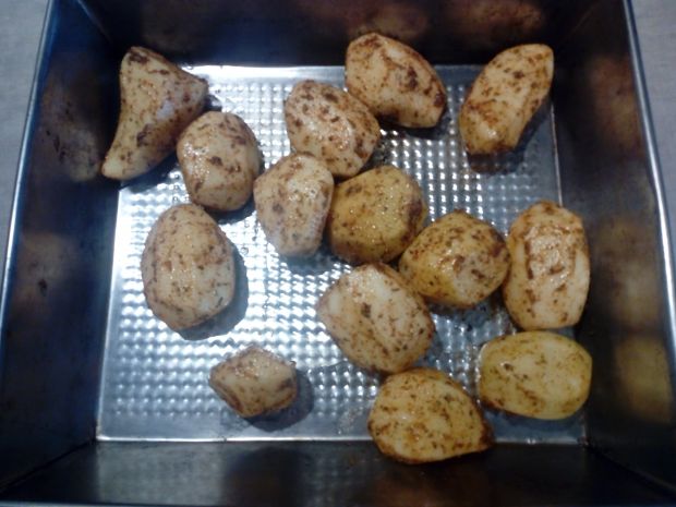 Ziemniaki czosnkowo - paprykowe