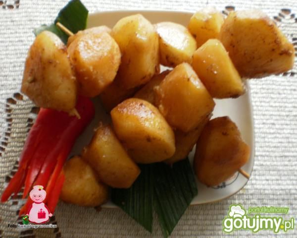 Ziemniaki pieczone w sosie  Teriyaki 