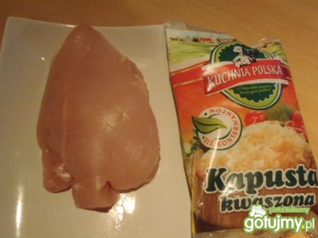 Ziołowy filet z kapustą 