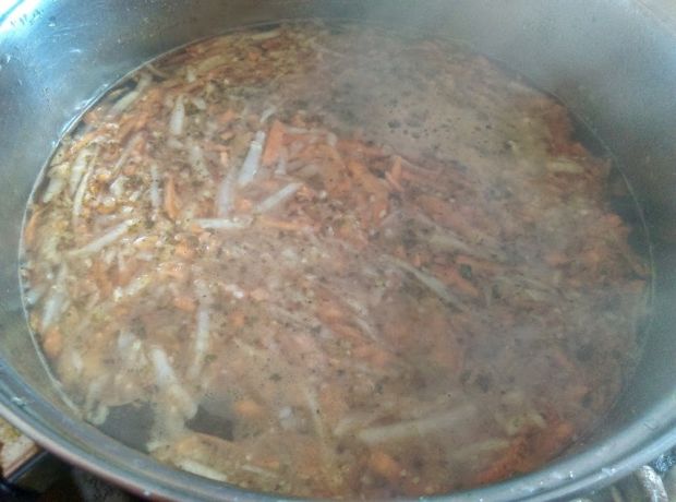 Zupa a`la flaczki z kani