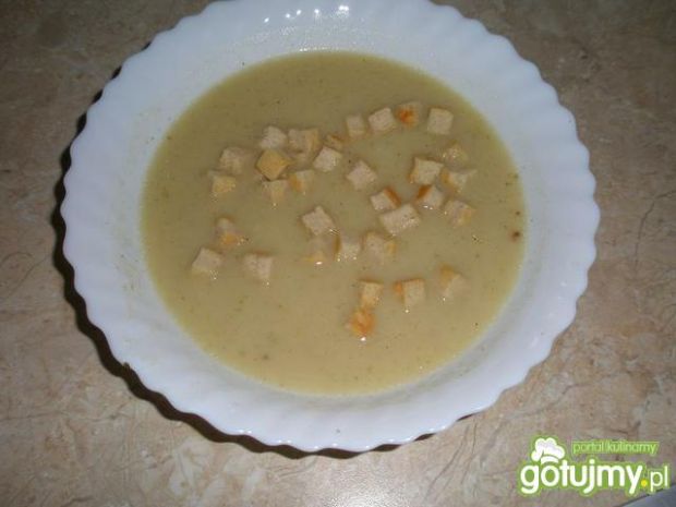 Zupa cebulowo serowa