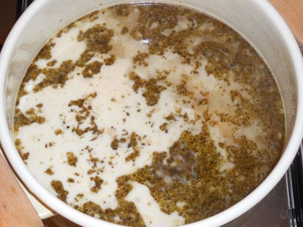 Zupa chrzanowa na szynce dojrzewającej