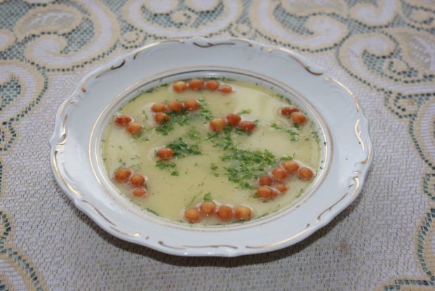 Zupa czosnkowo-serowa 