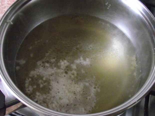 Zupa czosnkowo serowa