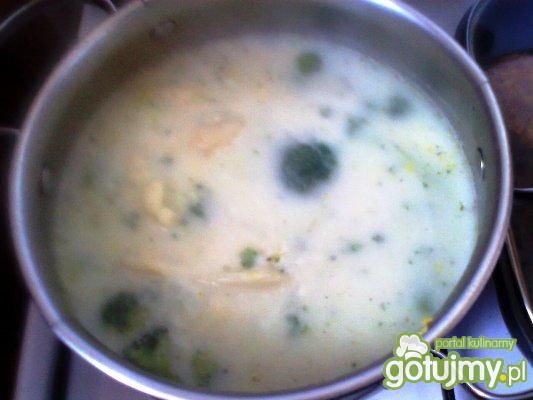 zupa dwukolorowa z kalfiora i brokuła