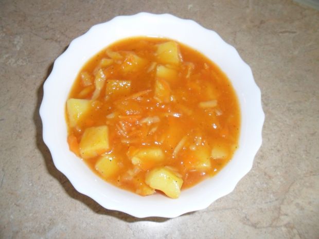 Zupa dyniowo - pomidorowa 