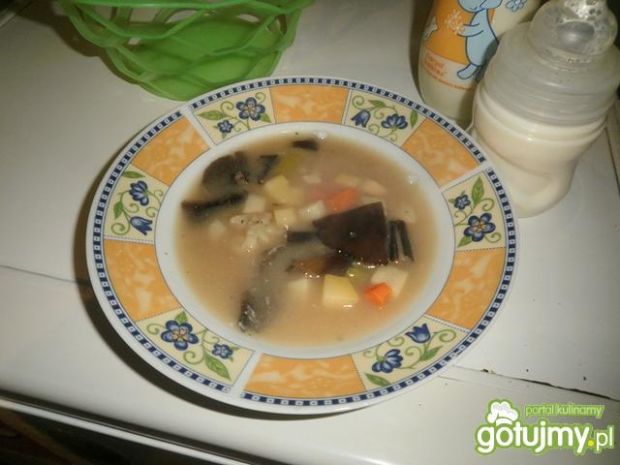 Zupa jarzynowo- grzybowa