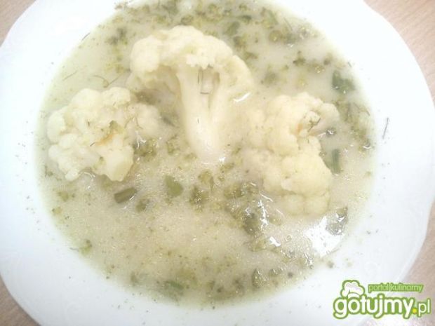 Zupa kalafiorowa wegetariańska