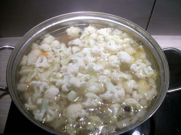Zupa kalafiorowa z indykiem