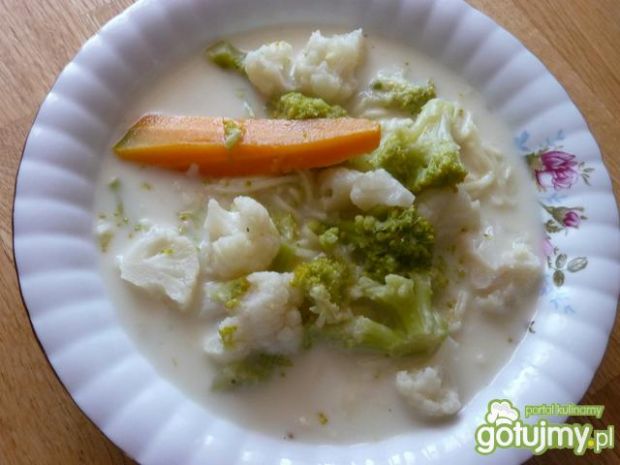 Zupa kalafiorowo brokułowa