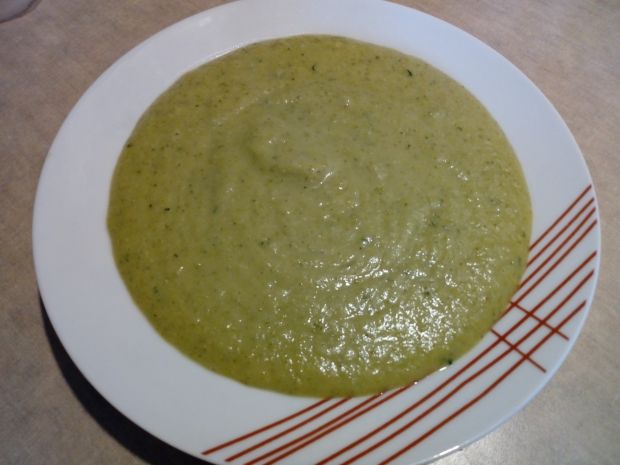 Zupa krem brokułowo - porowy