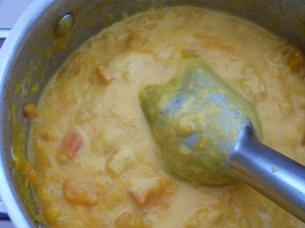 Zupa krem z dyni i marchewki 