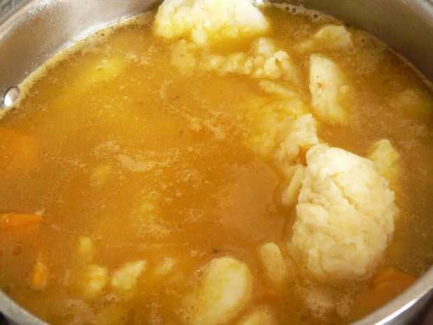 Zupa krem z dyni i puree ziemniaczanego