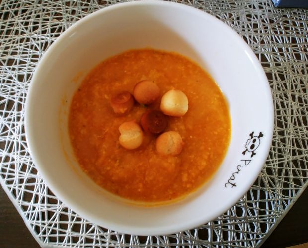 Zupa - krem z kukurydzy i marchewki