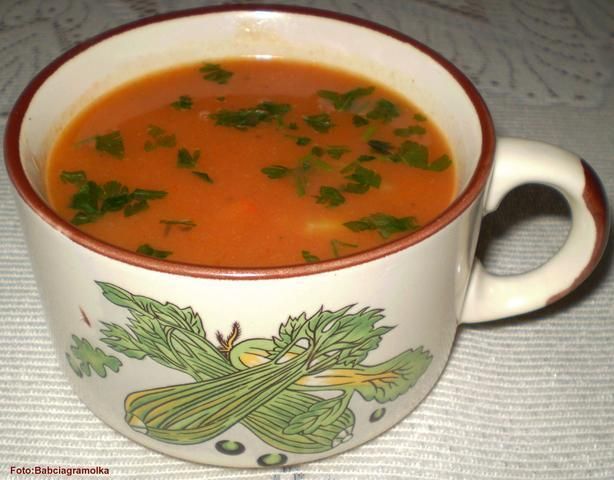 Zupa krem z papryki i cebuli :