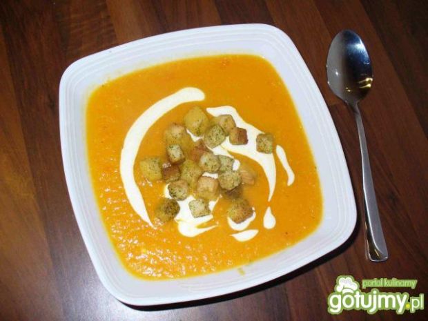 Zupa krem z pomarańczy