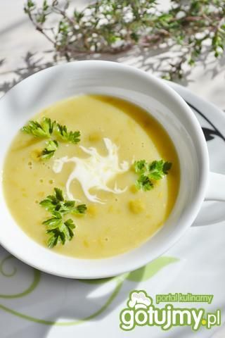 Zupa- krem z zielonego groszku