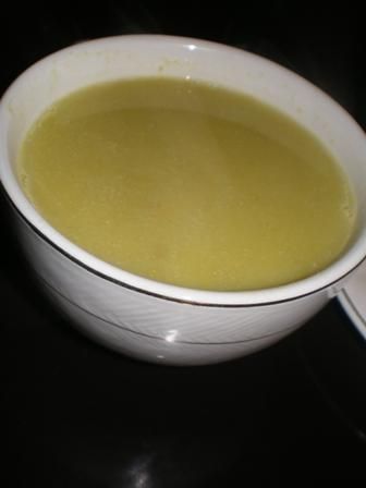 Zupa-krem z zielonego groszku 
