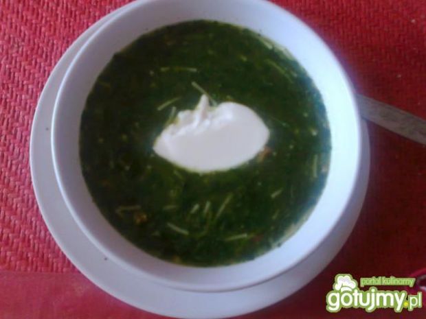 zupa-krem ze szpinakiem 