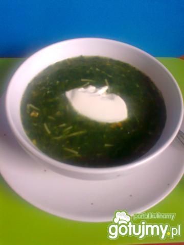 zupa-krem ze szpinakiem 