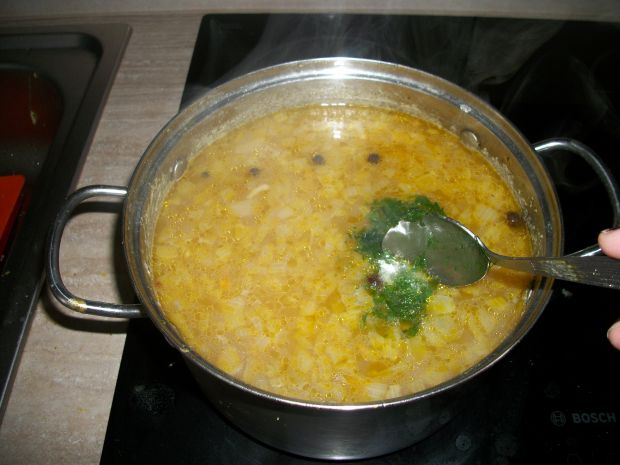 Zupa krupnik z grochem