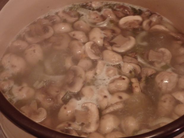 Zupa pieczarkowa z ziemniakami