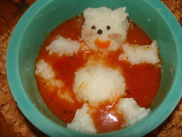 Zupa pomidorowa na soku dla dzieci