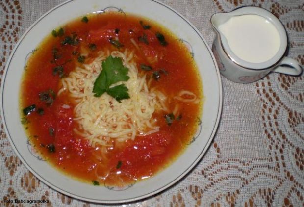 Zupa pomidorowa z całych pomidorów 2