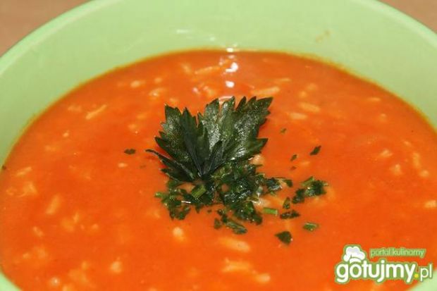 Zupa pomidorowa z ryżem 4
