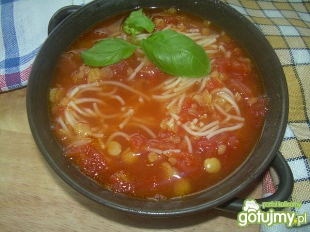 Zupa pomidorowa z soczewicą 2