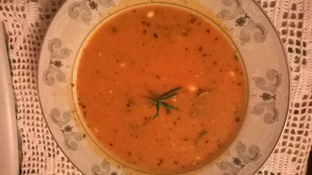 zupa pomidorowo - gyrosowa z mięsem mielonym
