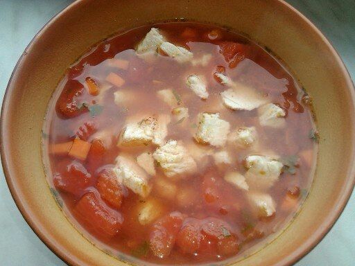 Zupa pomidorwa na indyku