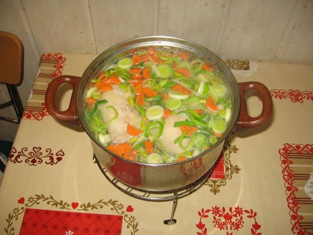 Zupa porowo-brokułowa