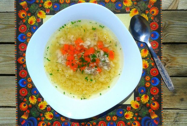 Zupa rybna z makaronem `la Igraszki Losu