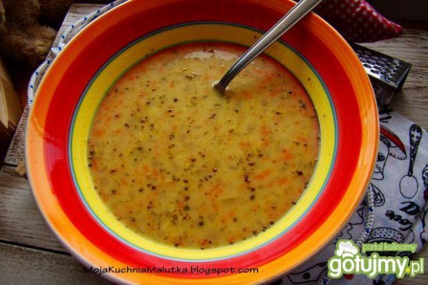 Zupa selerowo-ziemniaczana z majerankiem