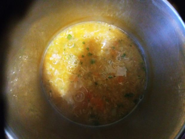 Zupa warzywno-mięsna z lanymi kluseczkami dla dzi