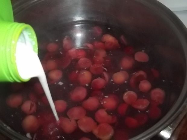 Zupa wiśniowa z makaronem