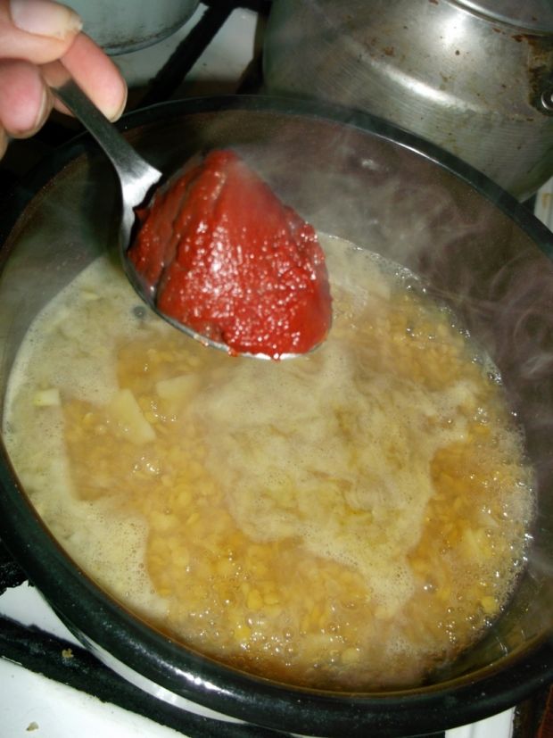 Zupa z czerwonej soczewicy 