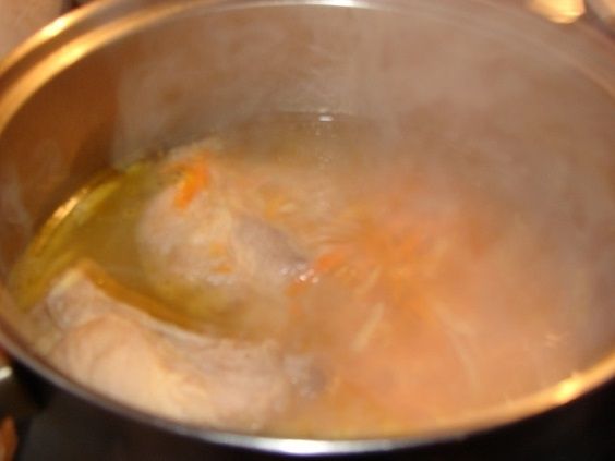 Zupa z dodatkiem pieczarek