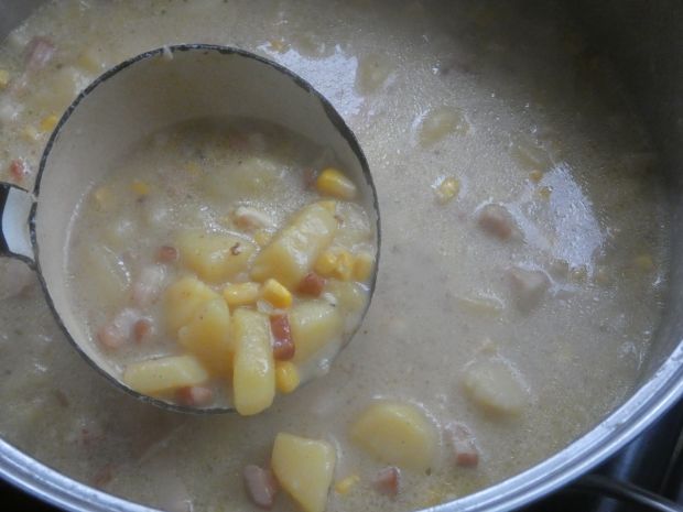 Zupa z kukurydzą 
