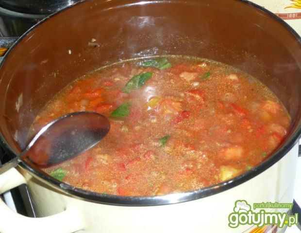 Zupa z papryki i pomidorów 